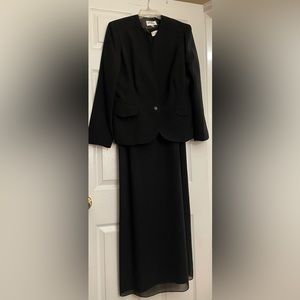 Studio One Black Dress With Suit Jacket - image 1